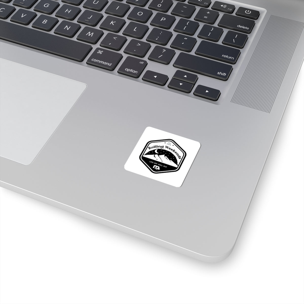 Rolling Weekends Logo Sticker