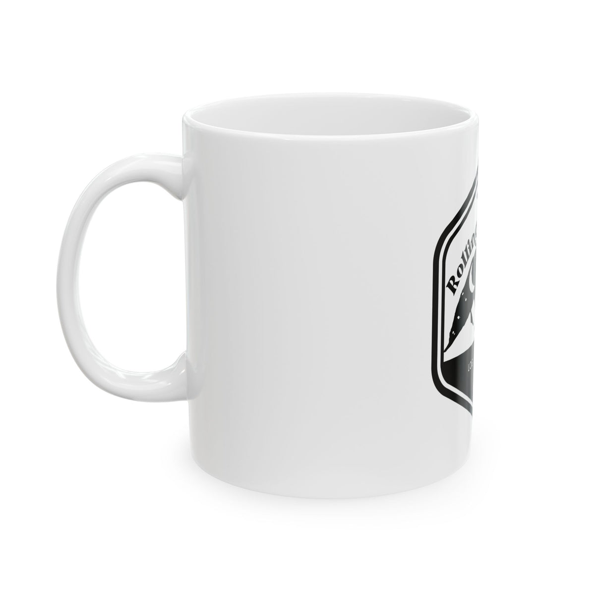 Rolling Weekends Mug — "Log Off, Roll Out" Ceramic Coffee Cup (11oz/15oz)
