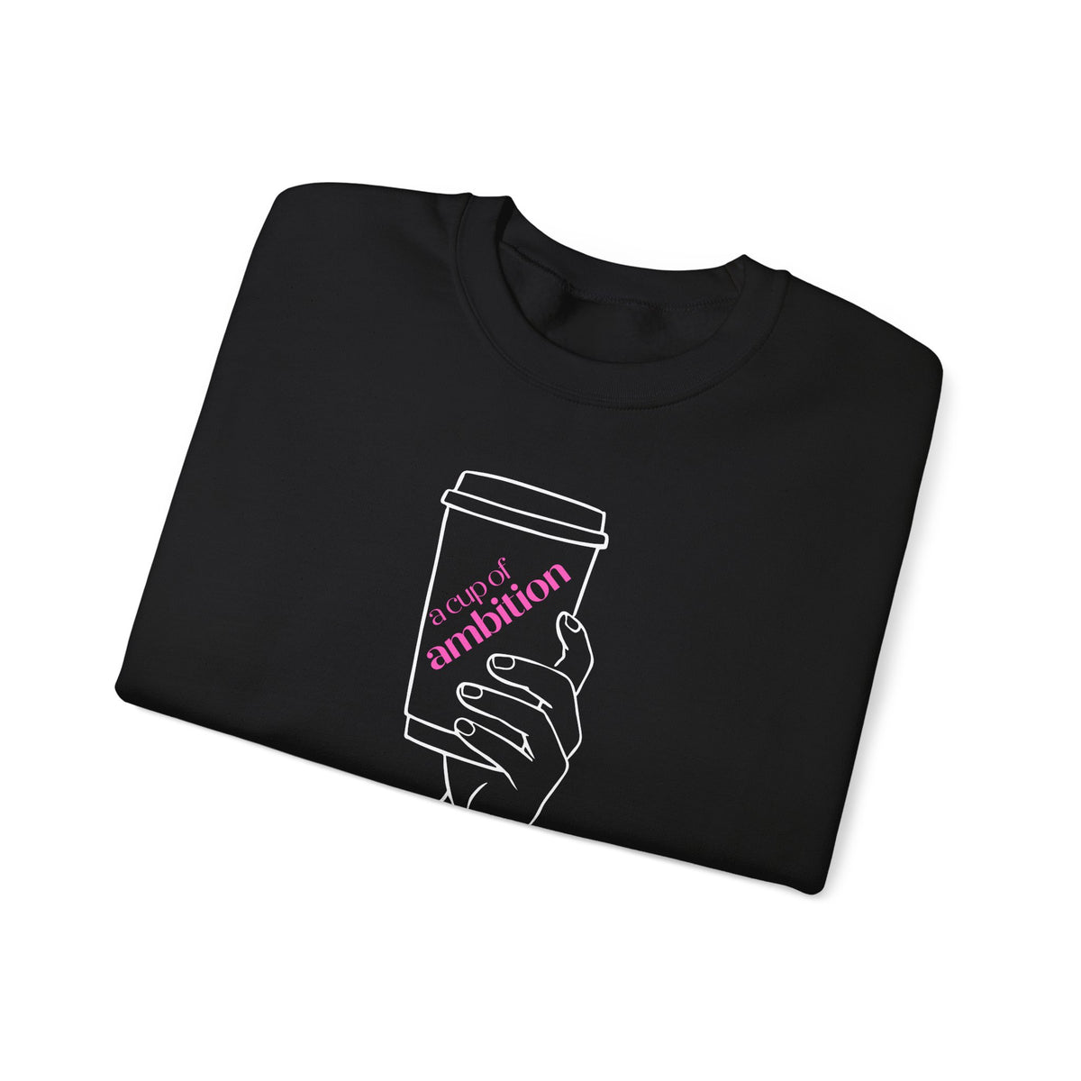 9 to 5, Dolly-Inspired "Cup of Ambition" Coffee Crewneck Sweatshirt