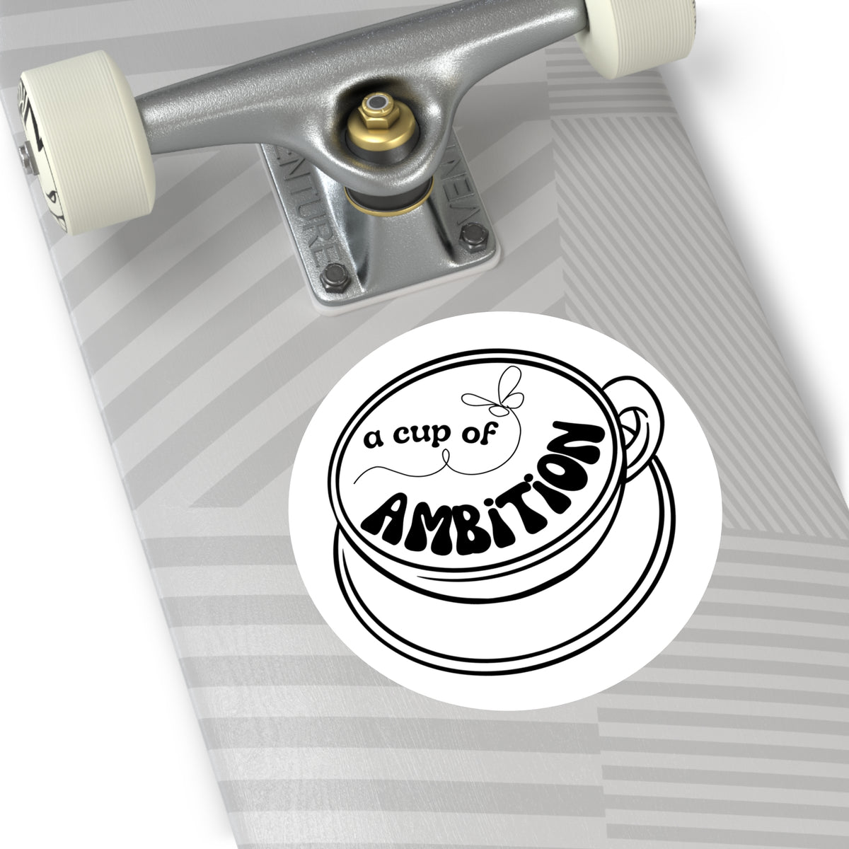 Dolly 9 to 5 Cup of Ambition Motivational Sticker Decal
