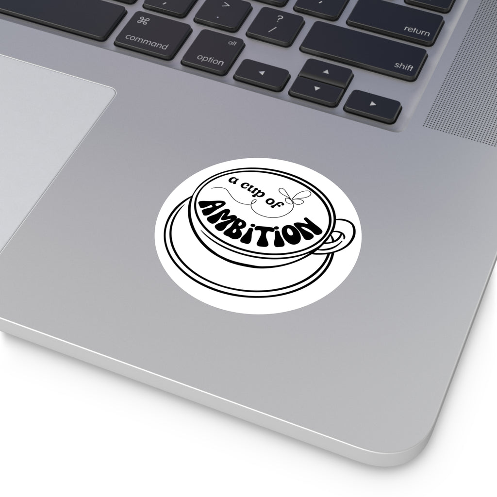 Dolly 9 to 5 Cup of Ambition Motivational Sticker Decal