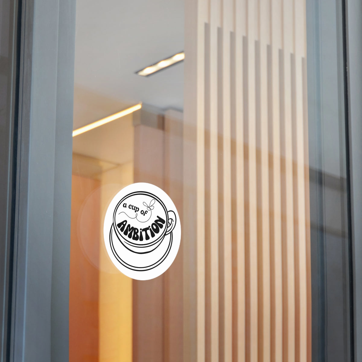 Dolly 9 to 5 Cup of Ambition Motivational Sticker Decal