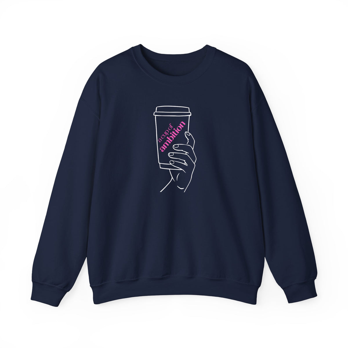 9 to 5, Dolly-Inspired "Cup of Ambition" Coffee Crewneck Sweatshirt