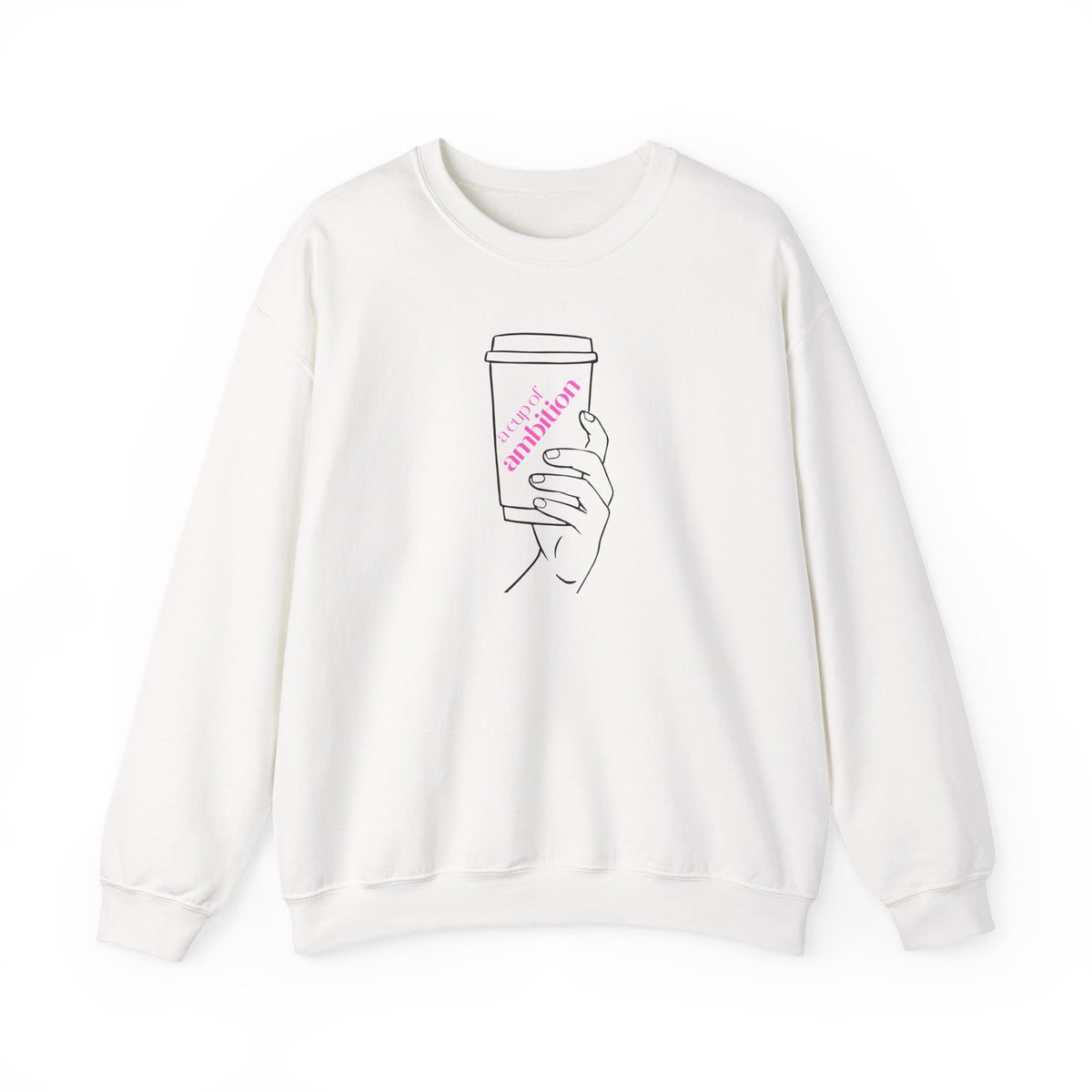 9 to 5, Dolly-Inspired "Cup of Ambition" Coffee Crewneck Sweatshirt