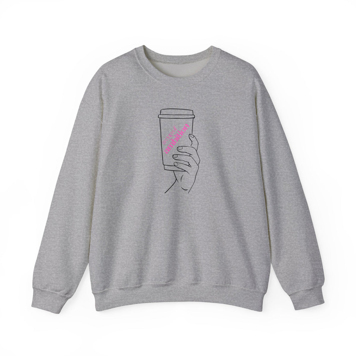 9 to 5, Dolly-Inspired "Cup of Ambition" Coffee Crewneck Sweatshirt