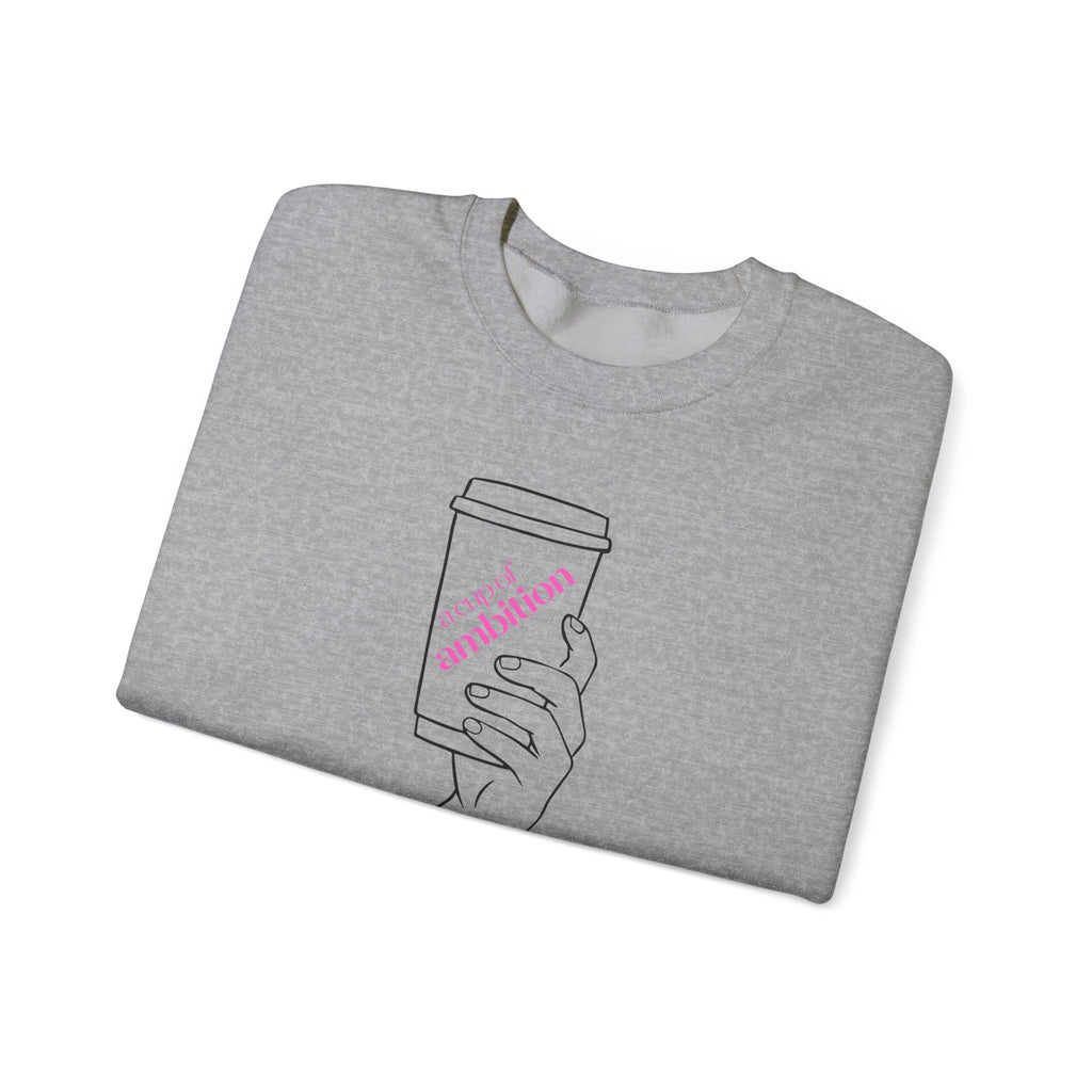 9 to 5, Dolly-Inspired "Cup of Ambition" Coffee Crewneck Sweatshirt