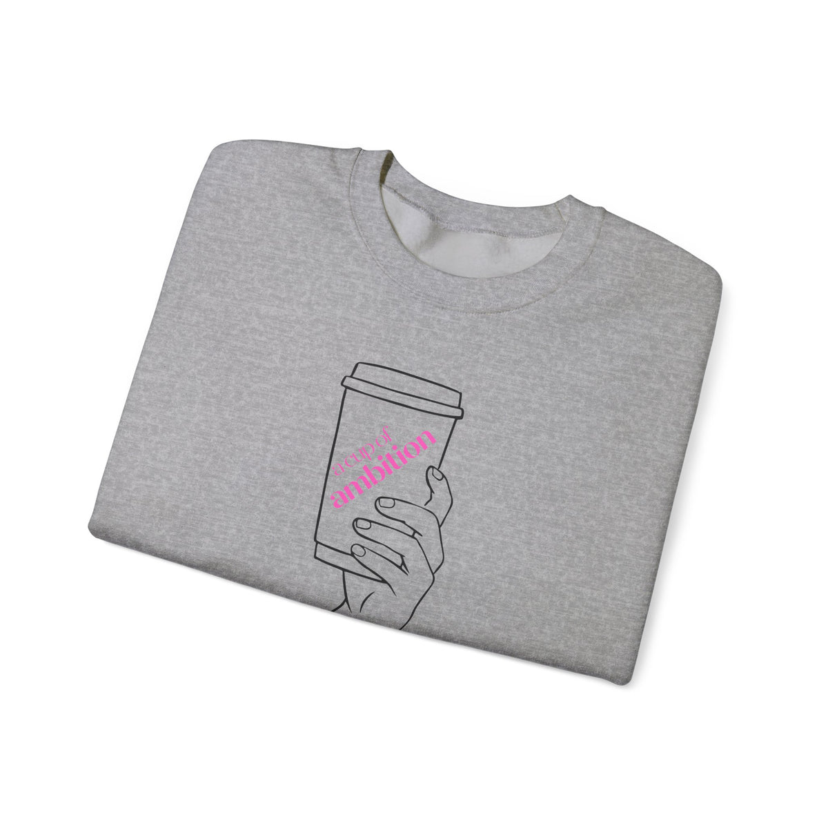 9 to 5, Dolly-Inspired "Cup of Ambition" Coffee Crewneck Sweatshirt