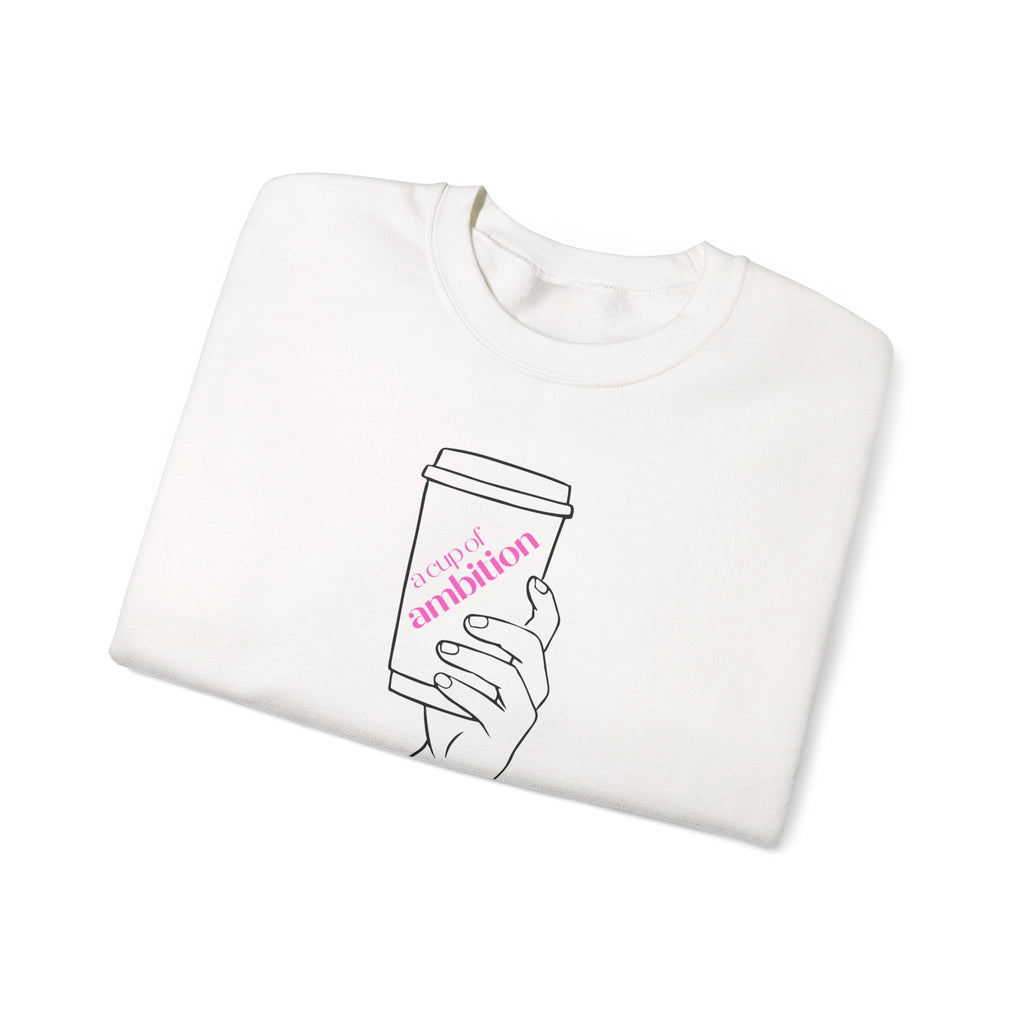 9 to 5, Dolly-Inspired "Cup of Ambition" Coffee Crewneck Sweatshirt