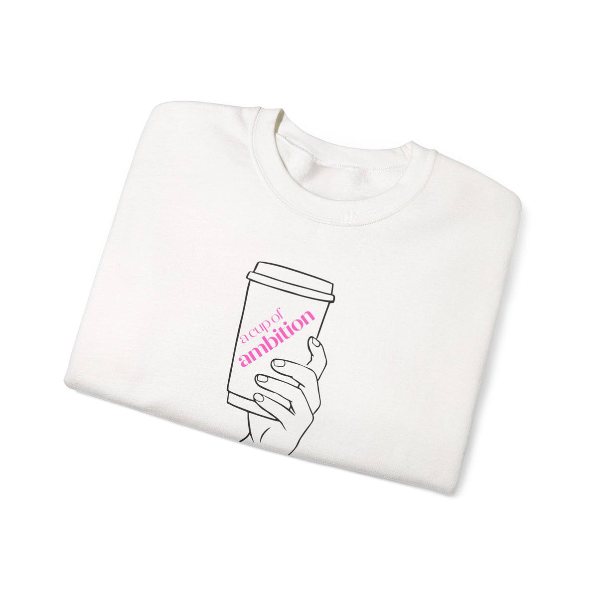 9 to 5, Dolly-Inspired "Cup of Ambition" Coffee Crewneck Sweatshirt